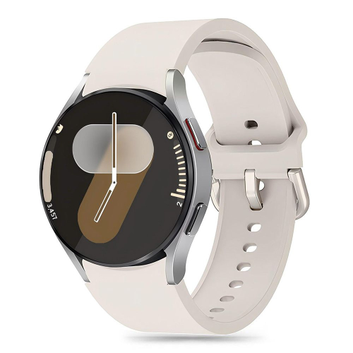 BRACELETE TECH-PROTECT SILICONE SAMSUNG GALAXY WATCH 4/5/5 PRO/6/7/FE STARLIGHT