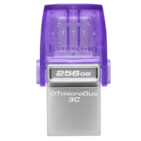 PEN DRIVE KINGSTON 256GB MICRODUO 3C TYPE-A/TYPE-C