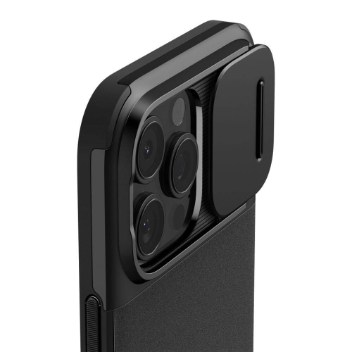 CAPA SPIGEN IPHONE 16 PRO OPTIC ARMOR BLACK (ACS08015)