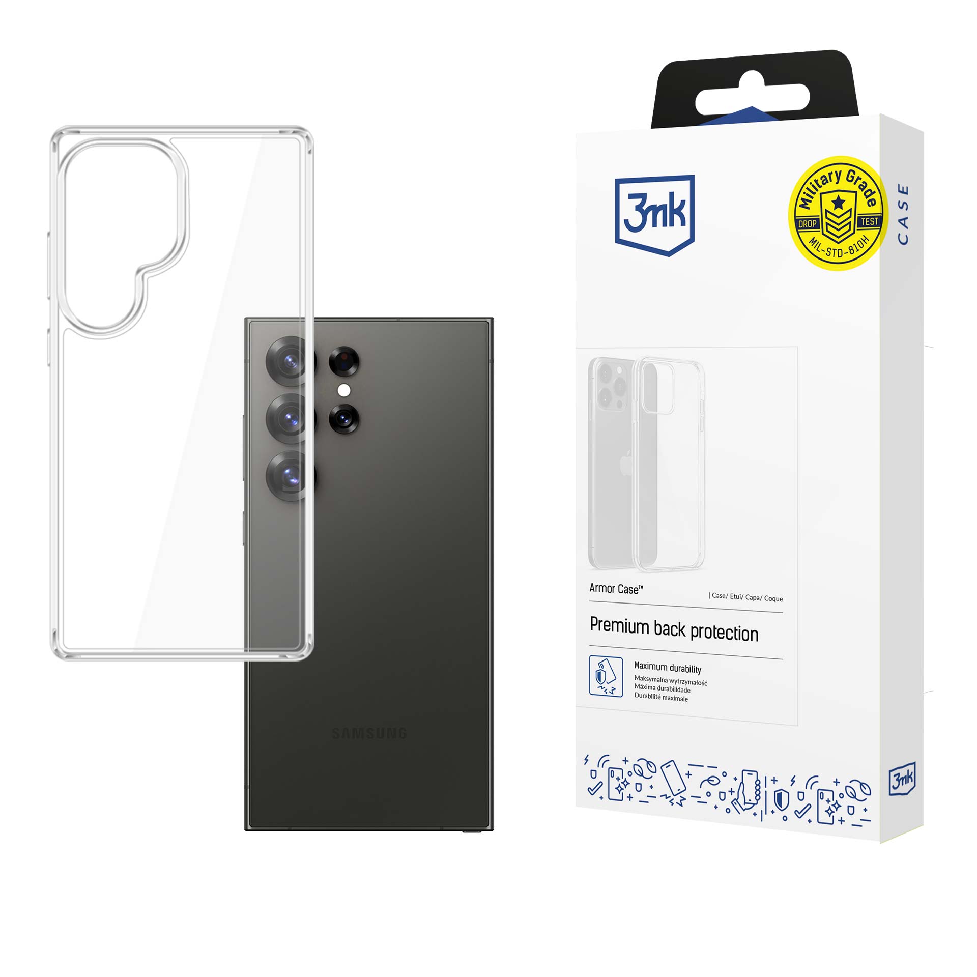 CAPA 3MK CLEAR SAMSUNG GALAXY S25 ULTRA
