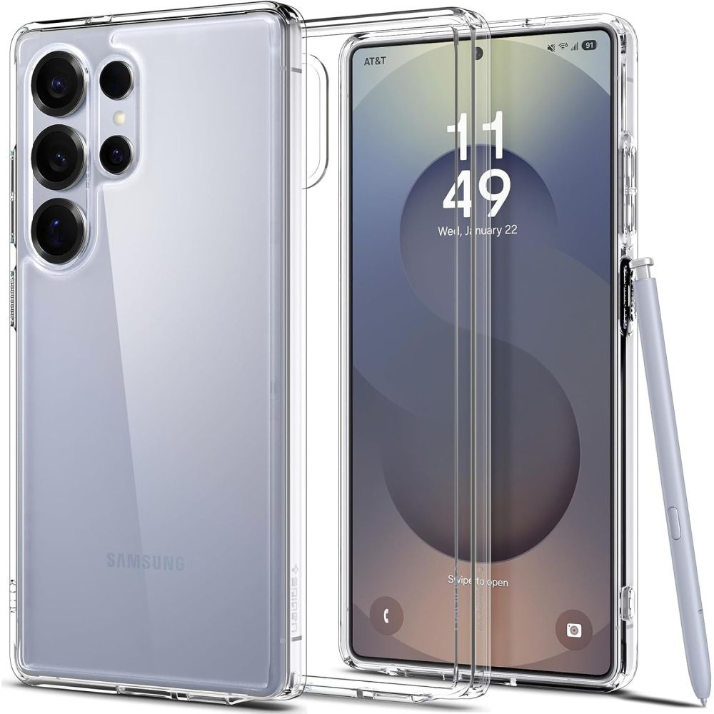 CAPA SPIGEN SAMSUNG GALAXY S25 ULTRA HYBRID CRYSTAL CLEAR  (ACS08961)