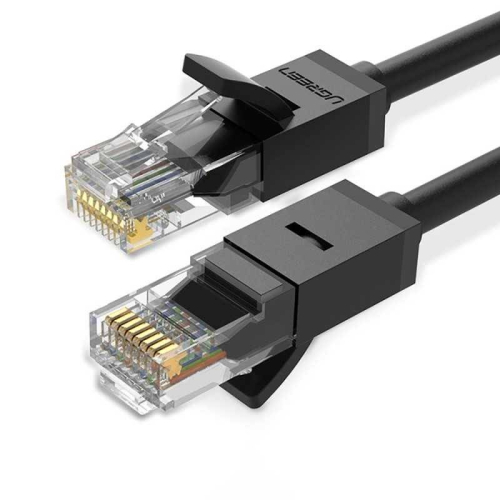 CABO UGREEN ETHERNET CAT 6 U/UTP LAN 1M BLACK (50191)
