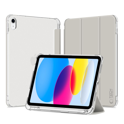 CAPA TECH-PROTECT HYBRID IPAD 10.9 10 2022 C/SLOT PENCIL CRYSLTAL SILVER