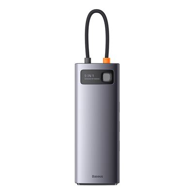 BASEUS ULTRA JOY SERIES HUB 5 EM 1 USB-C (PD USB-C X1) (USB 3.0 X3) (RJ45 X1)