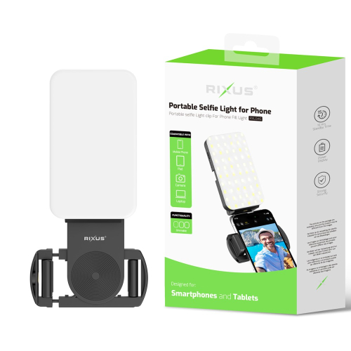 RIXUS SEFIE LIGHT WITH MAGSAFE FOR PHOTOGRAPHY (RXLG46) BLACK