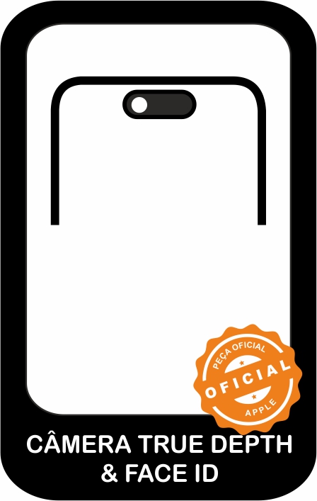 Reparação câmera TrueDepth & Face ID iPhone 16 Plus (Peça oficial Apple)
